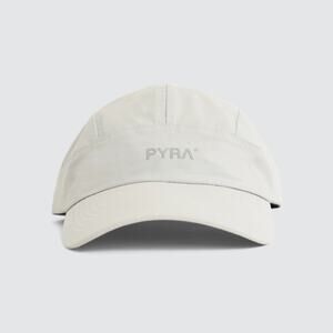 PYRA Core Logo Strapback Hat Stone Reflective 3M Nylon Lightweight Outdoor Cap